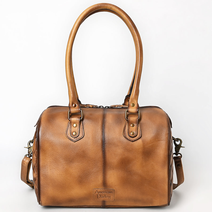 American Darling Cross Body I Hand Tooled Hair-On Genuine Leather Women Bag Western Handbag Purse