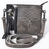 American Darling Crossbody Hair On Genuine Leather Western Women Bag Handbag Purse | for Cute