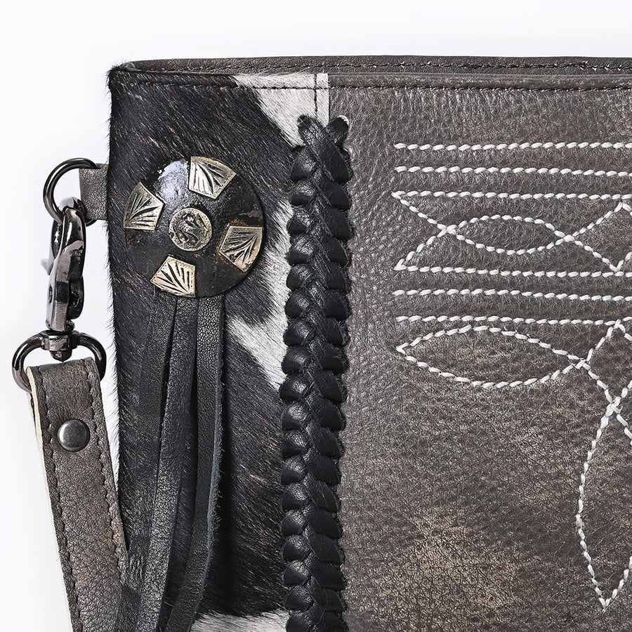 American Darling Crossbody Hair On Genuine Leather Western Women Bag Handbag Purse | for Cute
