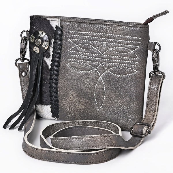 American Darling Crossbody Hair On Genuine Leather Western Women Bag Handbag Purse | for Cute - Uhorse