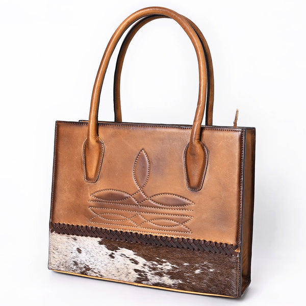 American Darling Tote Hair on Genuine Leather Western Women Bag Handbag Purse | Travel Bags College Casual - Uhorse