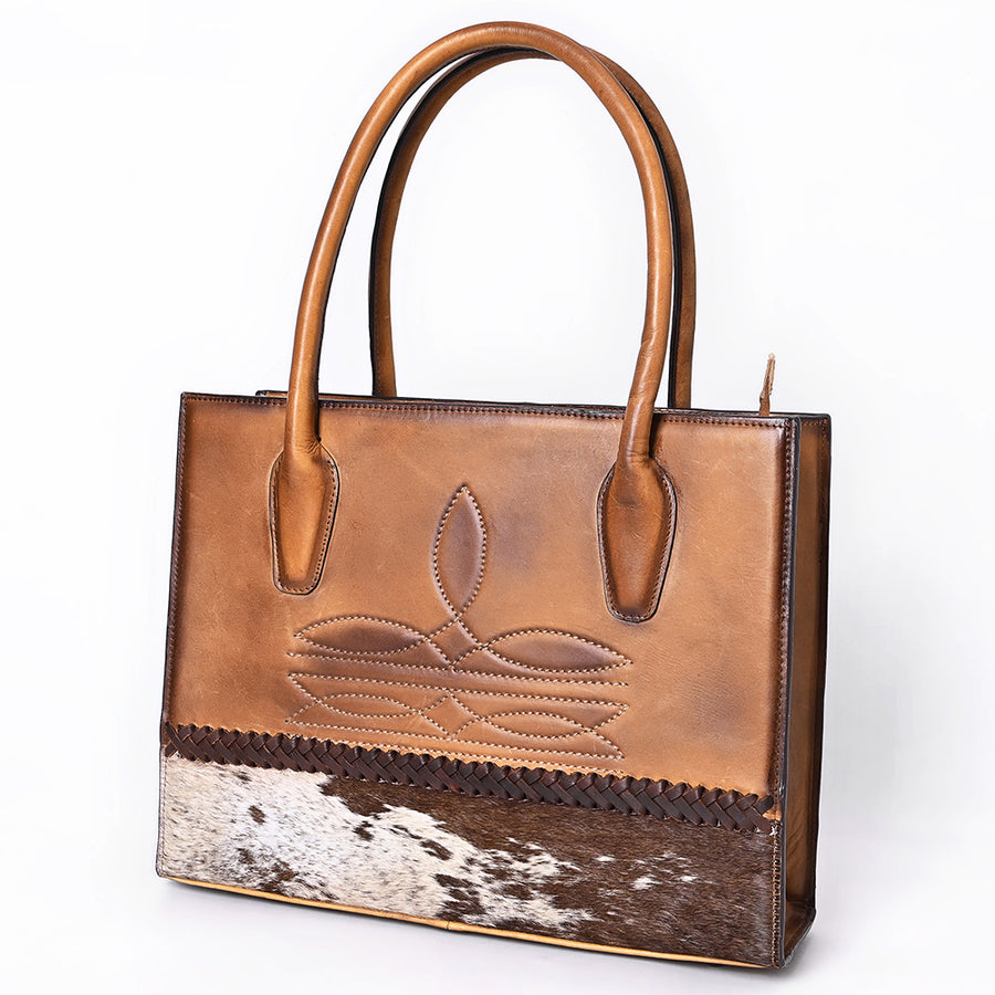 American Darling Tote Hair on Genuine Leather Western Women Bag Handbag Purse | Travel Bags College Casual - Uhorse