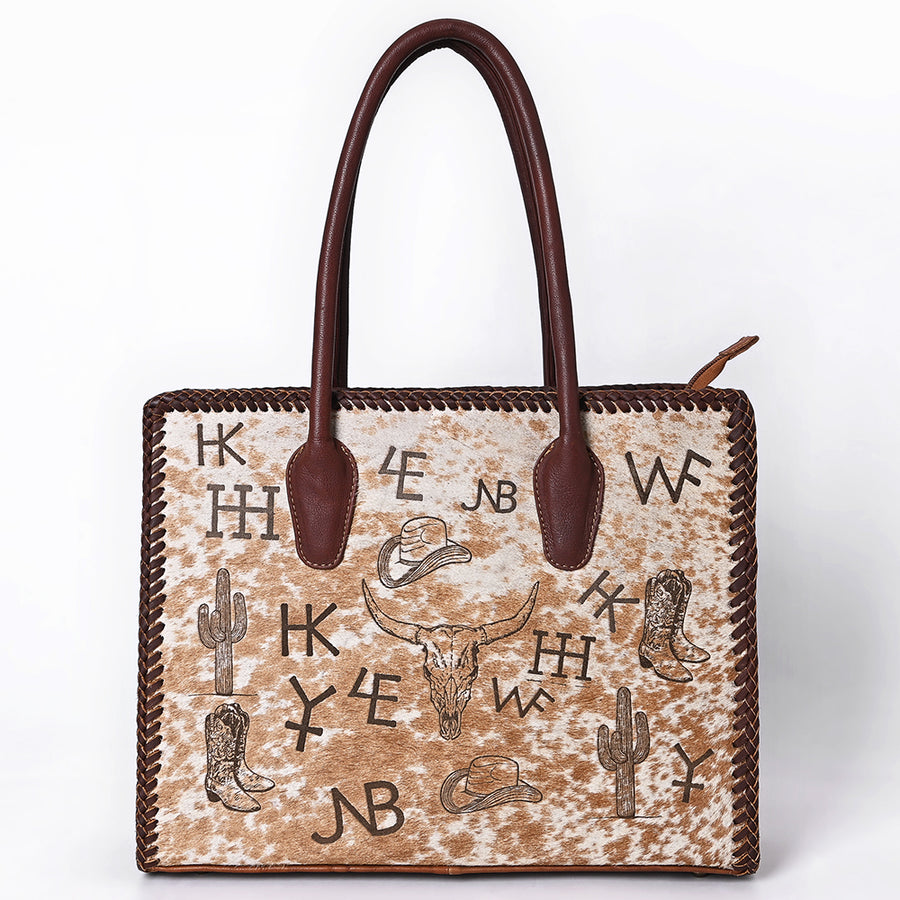 American Darling Tote Genuine Leather Women Bag Western Handbag Purse | Hand Tooled Travel