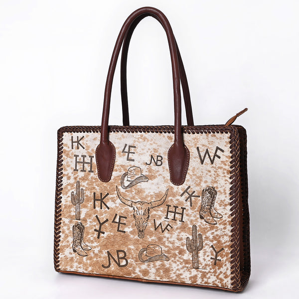American Darling Tote Genuine Leather Women Bag Western Handbag Purse | Hand Tooled Travel - Uhorse