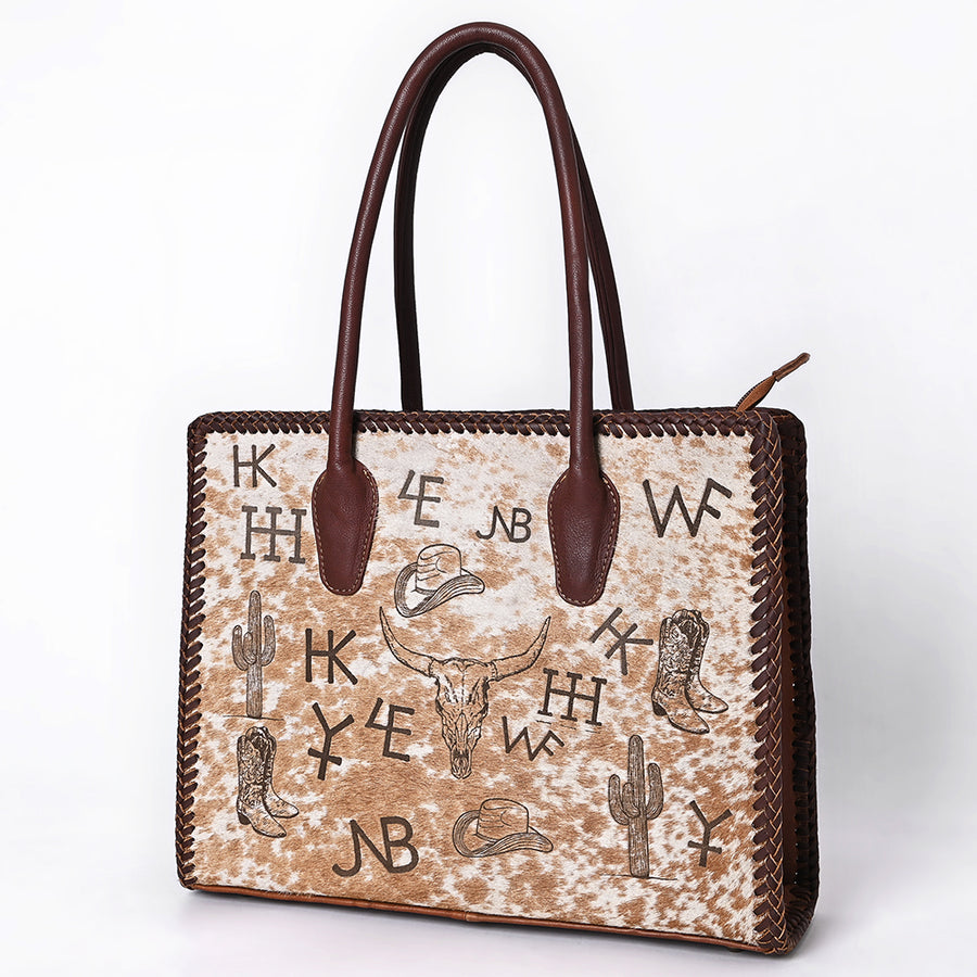 American Darling Tote Genuine Leather Women Bag Western Handbag Purse | Hand Tooled Travel - Uhorse