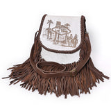 American Darling Crossbody Hair-on Genuine Leather women bag western handbag purse