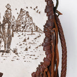 American Darling Messenger Hair On Full Grain Genuine Western Leather Women Bag | Handbag Purse for Cute