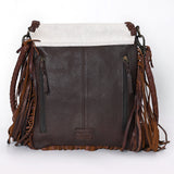 American Darling Messenger Hair On Full Grain Genuine Western Leather Women Bag | Handbag Purse for Cute