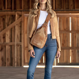 American Darling Sling Genuine Leather Women Bag Western Handbag