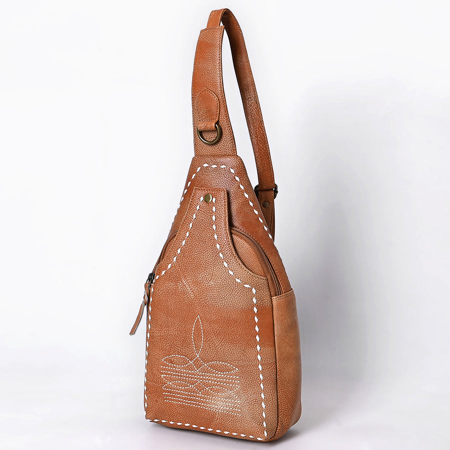 American Darling Sling Genuine Leather Women Bag Western Handbag - Uhorse