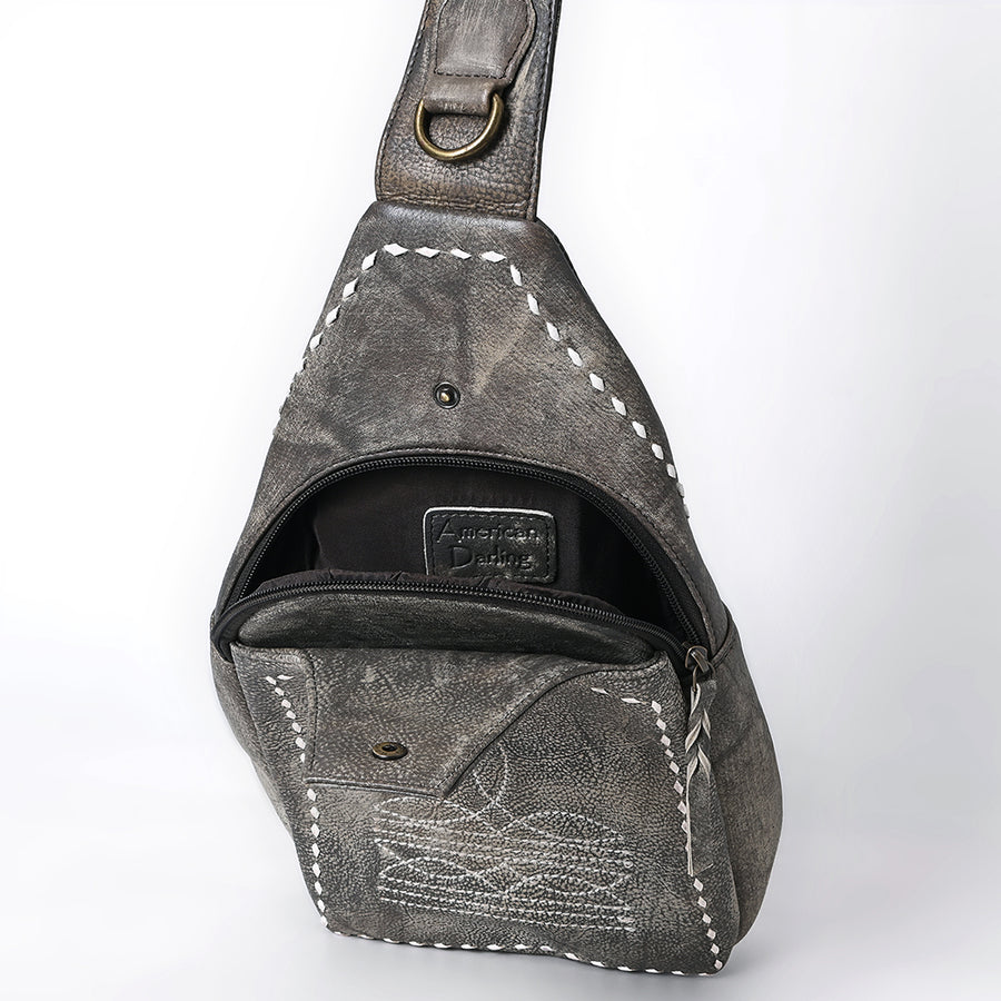 American Darling Sling Genuine Leather Women Bag Western Handbag