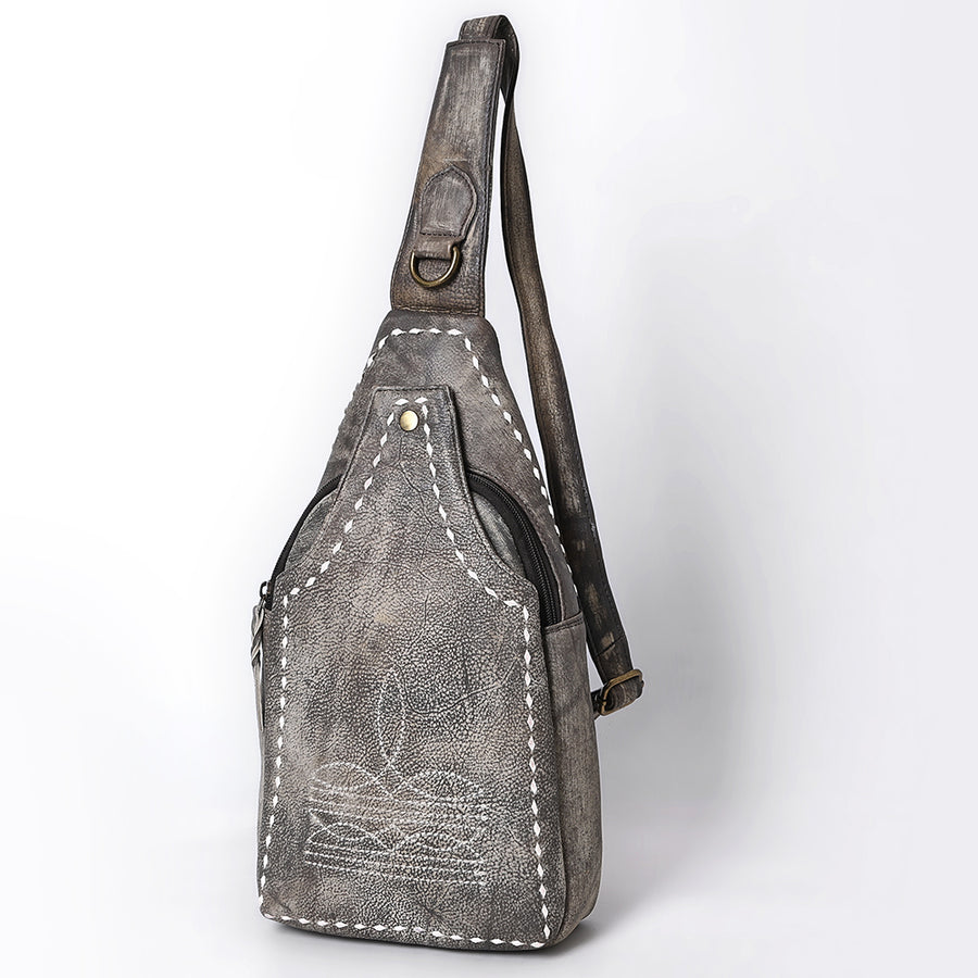 American Darling Sling Genuine Leather Women Bag Western Handbag - Uhorse