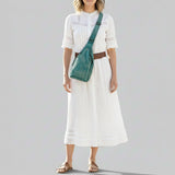 American Darling Sling Genuine Leather Women Bag Western Handbag