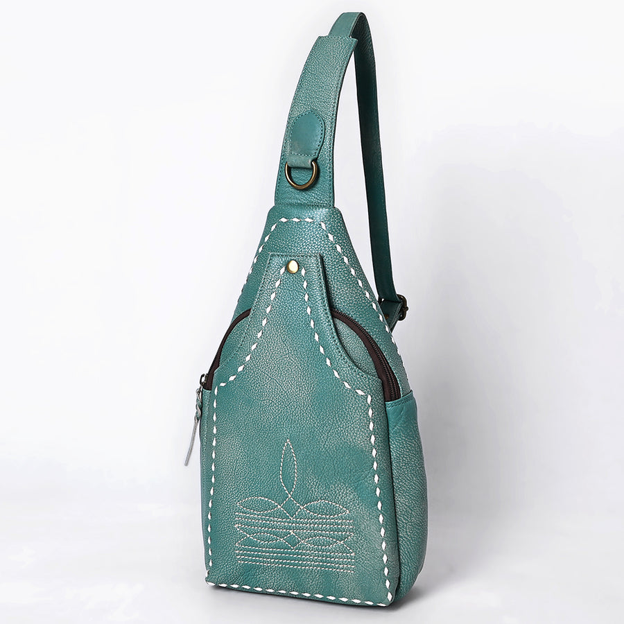 American Darling Sling Genuine Leather Women Bag Western Handbag - Uhorse