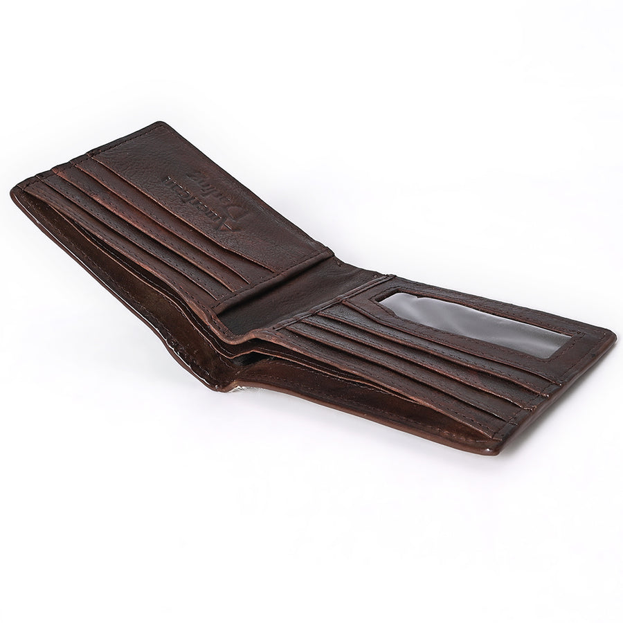 American Darling Wallet Western Hair-On Cowhide Genuine Leather Handcrafted Pocket Bifold Wallet with ID Window