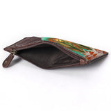 American Darling Card-Holder Western Stylish Printed Genuine Leather Women & Men