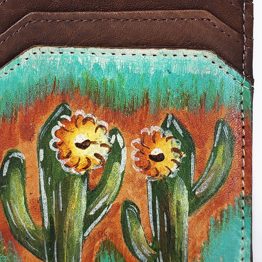 American Darling Card-Holder Western Stylish Printed Genuine Leather Women & Men Card Holder Business Credit Slim Debit