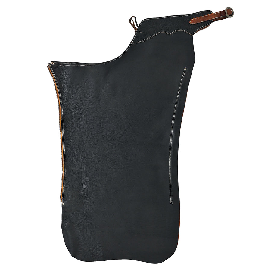 HILASON Western Horse Bull Riding Adult Rodeo Genuine Handmade Leather Chaps - Uhorse