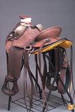 15 In Western Horse Wade Saddle Geniuine Leather Ranch Roping Dark Brown