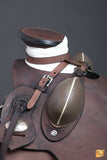 15 In Western Horse Wade Saddle Geniuine Leather Ranch Roping Dark Brown