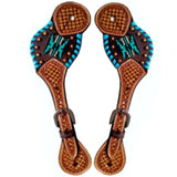 Leather Spurs Straps for Adults - W. Womens Spur H. Riding, Barrel by Hilason – Cowboy and equestrian accessories