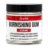 Angelus Burnishing Gum Leather Edge Finish Clear | Turns Edges to Smooth and Glossy 4oz (118mL) - Uhorse