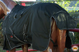 84 In HILASON 1200D Winter Waterproof Poly Horse Turnout Blanket Black