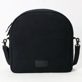 OHLAY Cross Body Hair On Upcycled Canvas Genuine Leather Women Bag Western Handbag Purse