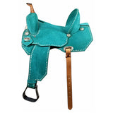 16 In Hilason W. H. Barrel Flex Tree Trail American Leather Saddle by Hilason – Cowboy and equestrian accessories