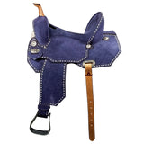16 In Hilason W. H. Barrel Flex Tree Trail American Leather Saddle by Hilason – Cowboy and equestrian accessories
