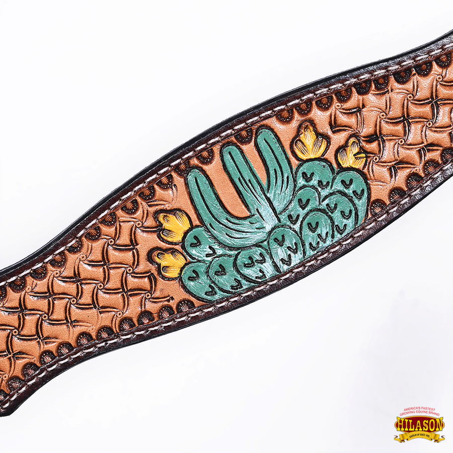 HILASON Western Horse Headstall Breast Collar Set American Leather | Tack for Horses