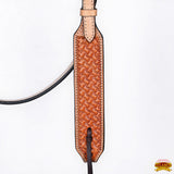HILASON Western Horse Headstall & Breast Collar American Leather Floral Carving