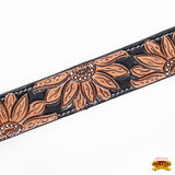 HILASON Western Horse Headstall & Breast Collar American Leather Floral Carving
