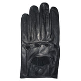 HILASON Genuine Leather Men's Driving Show Left Hand Glove Black