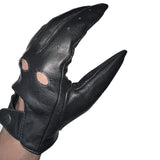 HILASON Genuine Leather Men's Driving Show Left Hand Glove Black