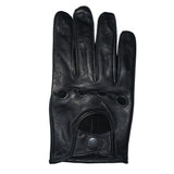 HILASON Genuine Leather Men's Driving Show Right Hand Glove Black