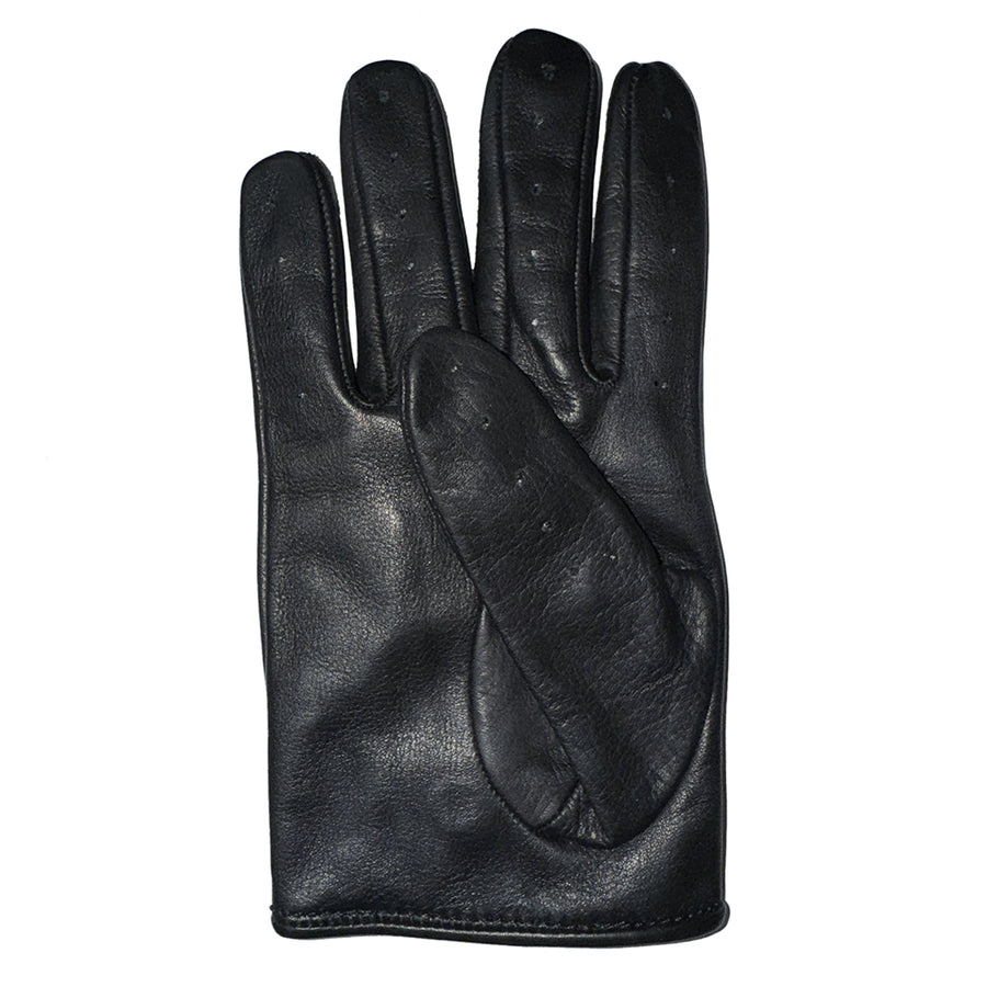 HILASON Genuine Leather Men's Driving Show Right Hand Glove Black - Uhorse