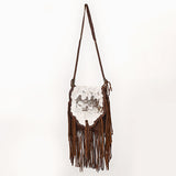 American Darling Messenger Hair On Genuine Leather Western Women Bag Handbag Purse | for Cute