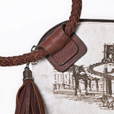 American Darling Clutch Hair-On  Genuine Leather Women Bag Western Handbag Purse