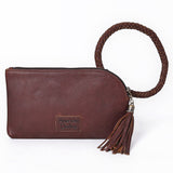 American Darling Clutch Hair-On  Genuine Leather Women Bag Western Handbag Purse