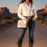 American Darling Clutch Hair on Genuine Leather Western Women Bag Handbag Purse | Purses for Cute