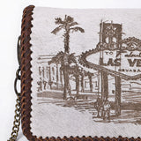 American Darling Clutch Hair-On  Genuine Leather Women Bag Western Handbag Purse