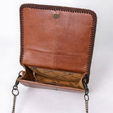 American Darling Clutch Hair-On  Genuine Leather Women Bag Western Handbag Purse