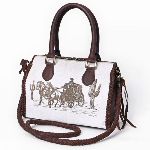 American Darling Tote Hair on Genuine Leather Western Women Bag Handbag Purse | Travel Bags College Casual - Uhorse