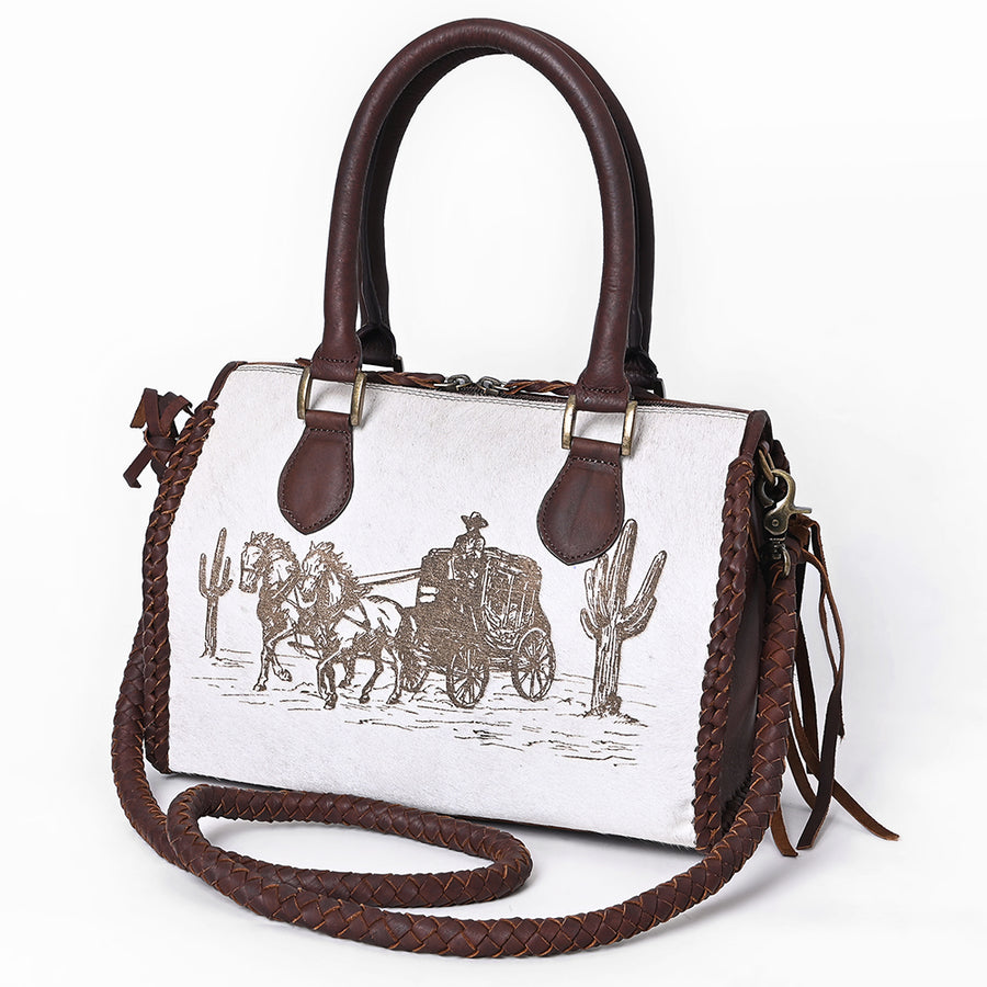 American Darling Tote Hair on Genuine Leather Western Women Bag Handbag Purse | Travel Bags College Casual - Uhorse