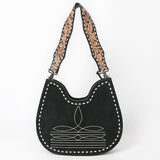American Darling Hobo Suede Hand Tooled Genuine Leather Women Bag Western Handbag Purse