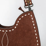 American Darling Hobo Suede Hand Tooled Genuine Leather Women Bag Western Handbag Purse