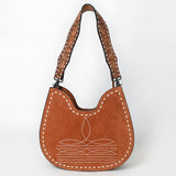 American Darling Hobo Suede Hand Tooled Genuine Leather Women Bag Western Handbag Purse
