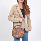 American Darling Canteen Bag Beautifully Hand Tooled Leather women