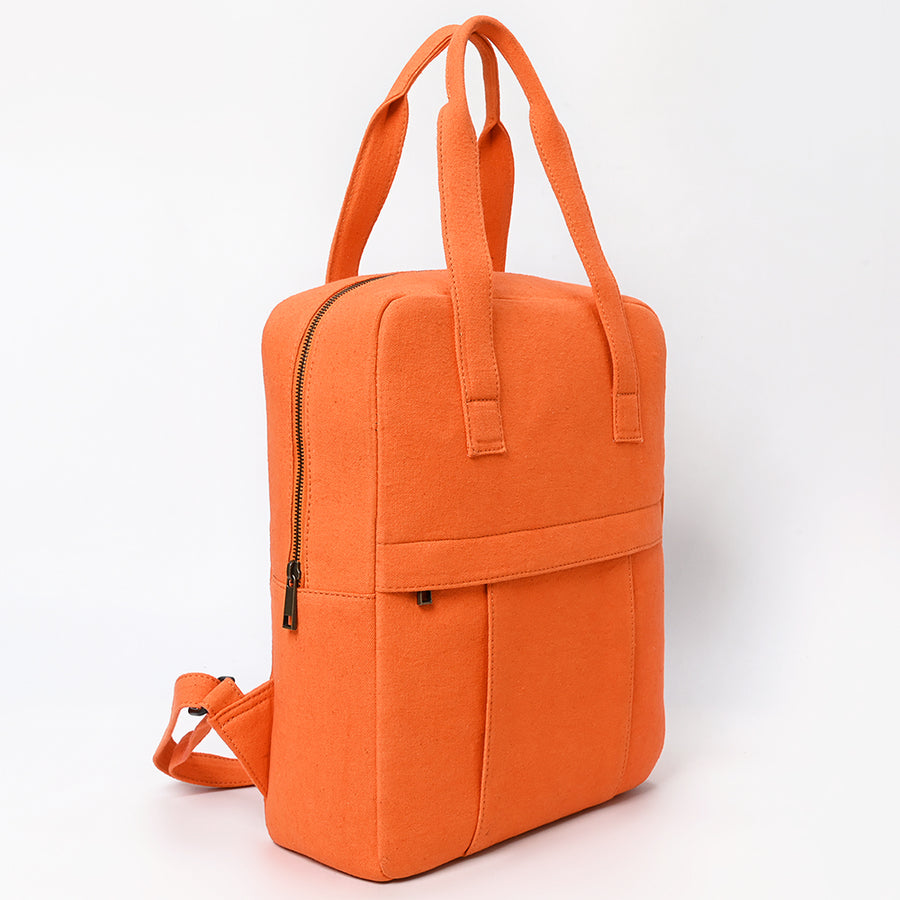 OHLAY Tote Upcycled Canvas Genuine Leather Women Bag Western Handbag Purse